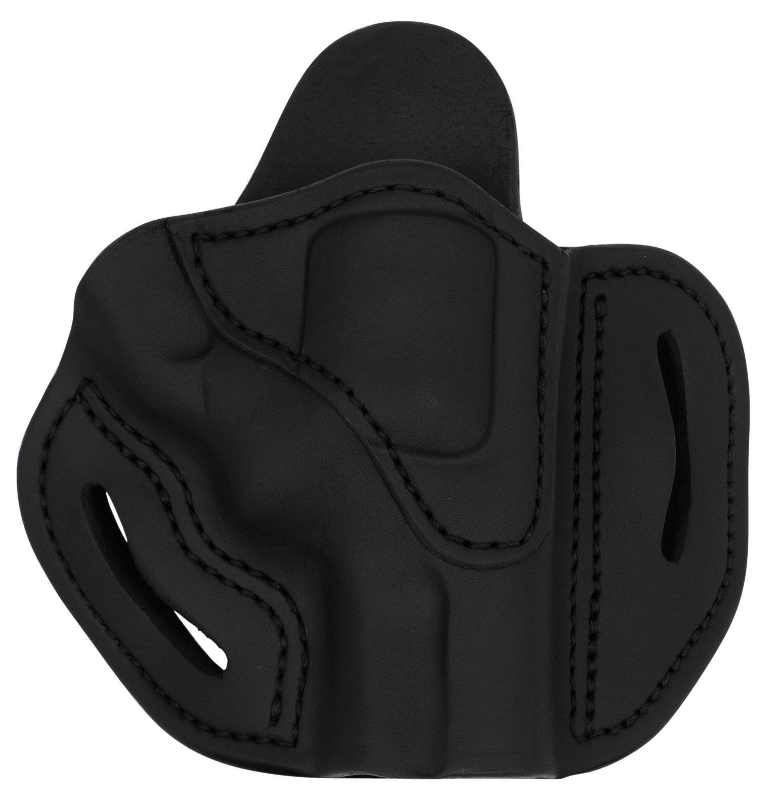 1791 Gunleather RVH2SSBLR RVH2S OWB Size 02S Stealth Black Leather Belt Slide Fits S&W K Frame Right Hand