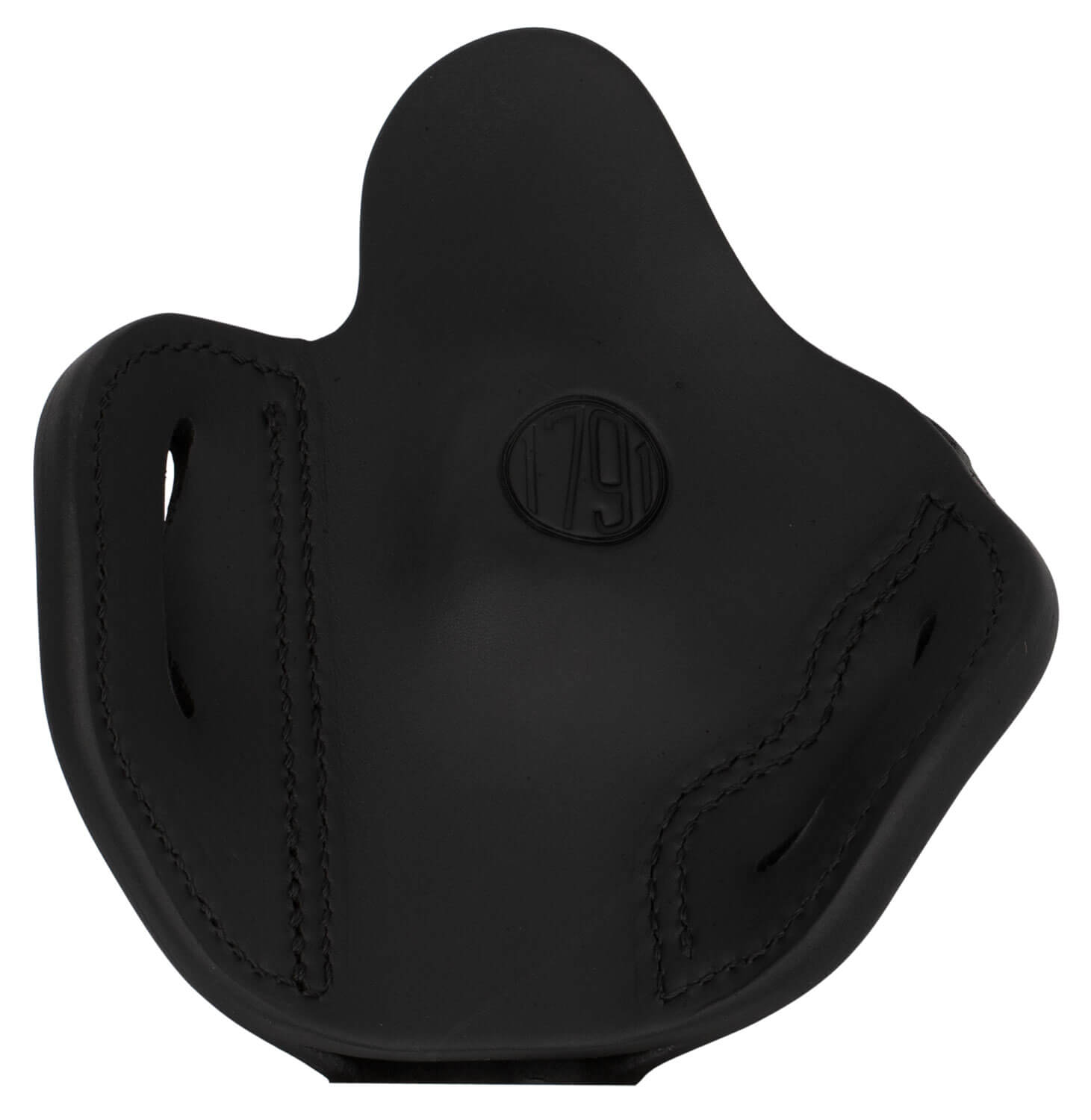 1791 Gunleather RVH2SSBLR RVH2S OWB Size 02S Stealth Black Leather Belt Slide Fits S&W K Frame Right Hand - Image 2