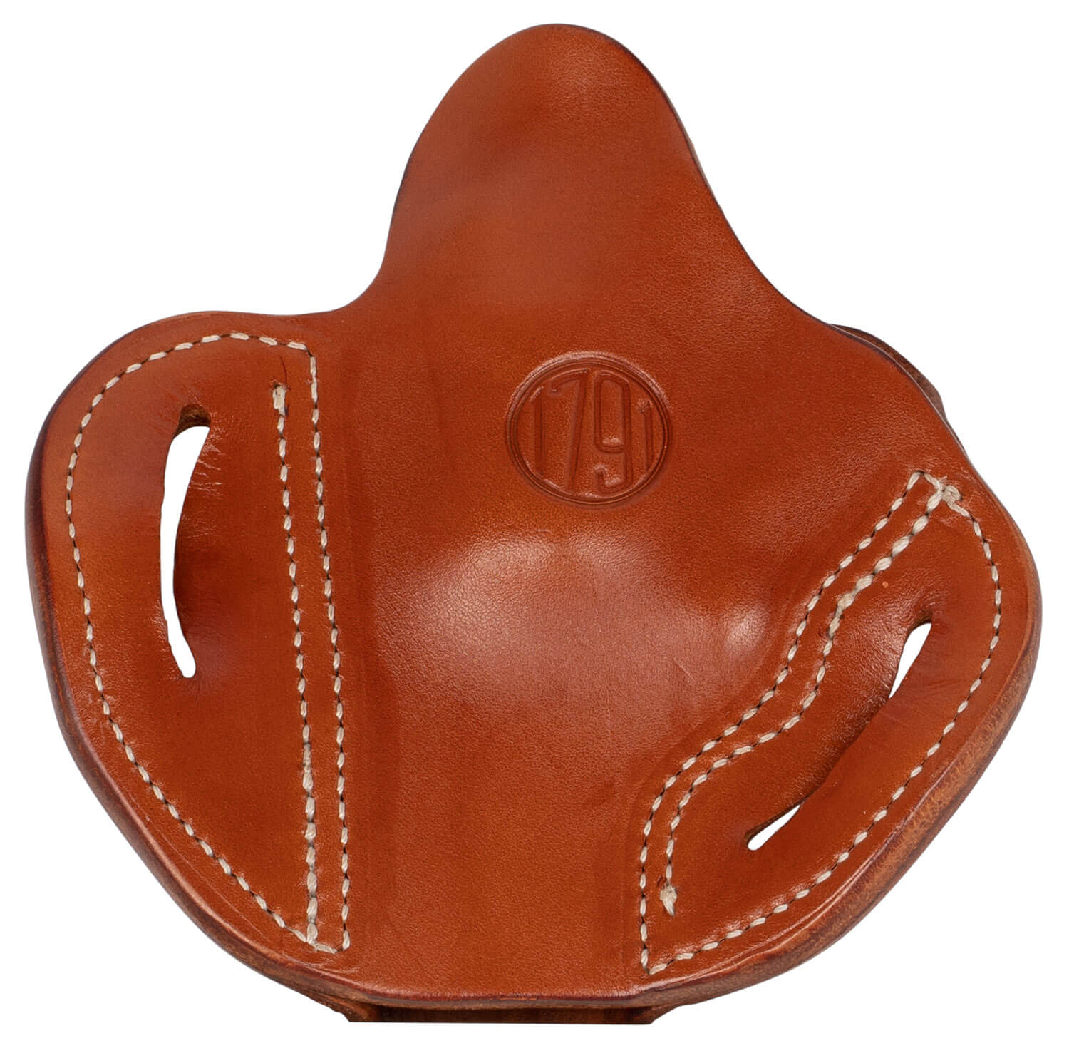 1791 Gunleather RVH2SCBRR RVH2S OWB Size 02S Classic Brown Leather Belt Slide Fits S&W K Frame Right Hand - Image 2