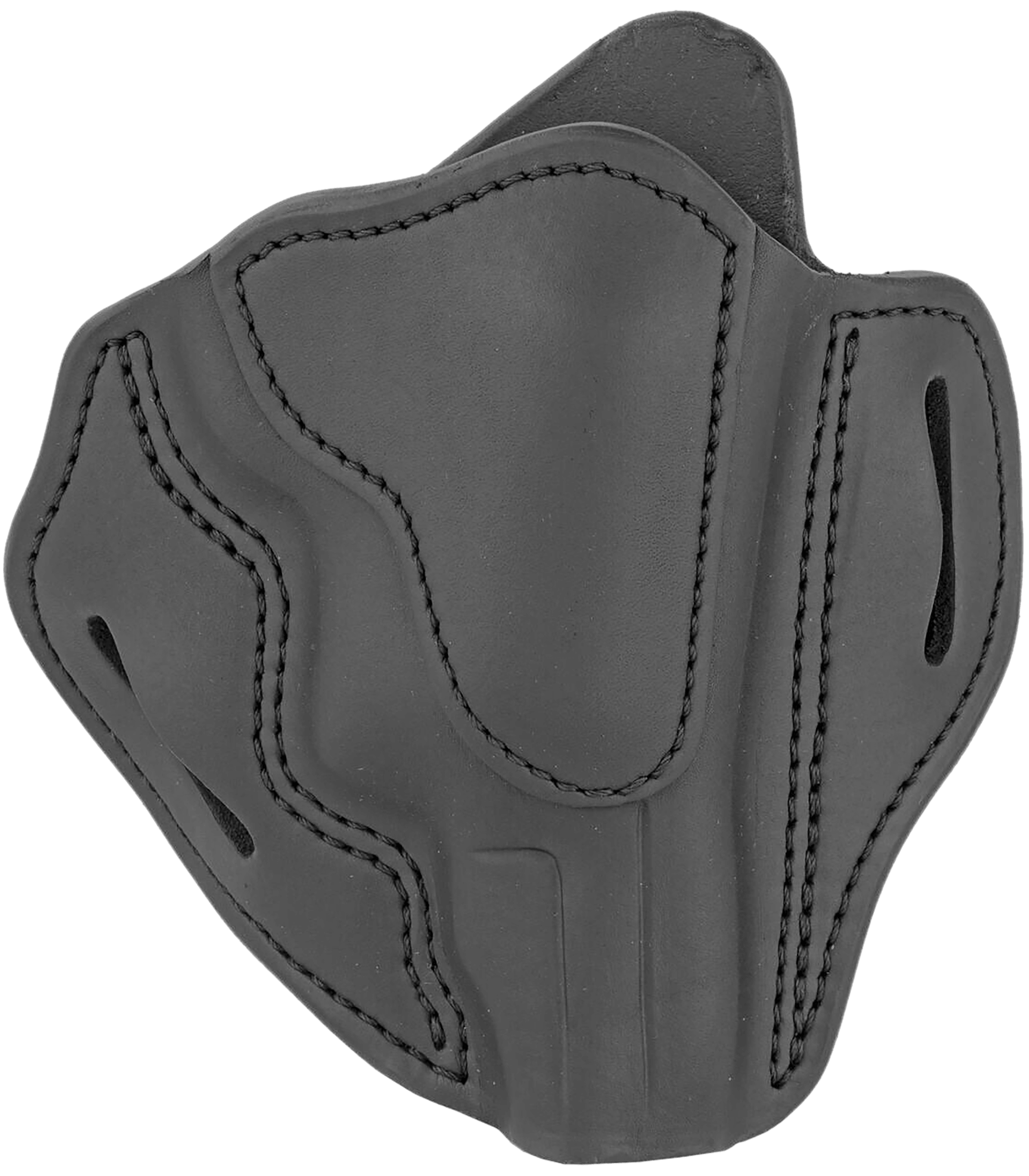 1791 Gunleather RVH3SBLR RVH3 OWB Size 03 Stealth Black Leather Belt Slide/S&W Governor Right Hand