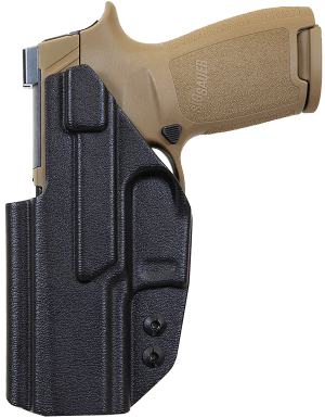 1791 Gunleather TACIWBP320BLKR Tactical Kydex IWB Black Kydex Belt Clip Fits Sig P320