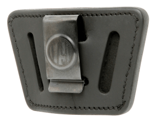 1791 Gunleather UIWSBLA UIW IWB/OWB Black Leather Belt Clip Fits Most Small-Mid Frame Autos Ambidextrous
