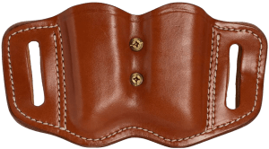 1791 Gunleather MAG21CBRA MAG2.1 Double Mag Holster Classic Brown Leather Belt Slide Belts 1.50" Wide Compatible w/ Single Stack Ambidextrous
