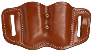 1791 Gunleather MAGF22CBRA MAG-F Double Mag Holster Classic Brown Leather Belt Slide Compatible w/ Double Stack Ambidextrous