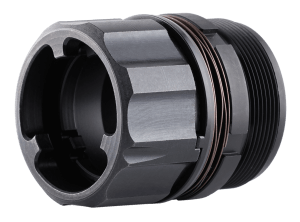 Dead Air DA428 Key-Mo Adapter Black Adapter for HUB Socket Silencers(1 3/8-24)"