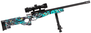 Crickett KSA2149 Precision Package Youth 22 LR 1rd 16.12" Threaded Bull Barrel w/Muzzle Brake Adjustable Cheek Comb Muddy Girl Serenity Synthetic Stock 10 3/8"-11 1/8" LOP Integrated Buttstock & Forend Crickettinny Rails Includes 4x28 Combat Scope & B