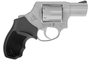 Taurus 2856029CH 856 Small Frame 38 Special +P 6rd 2" Matte Stainless Barrel Cylinder & Frame Black Finger Groove Rubber Grip Transfer Bar Safety Concealed Hammer