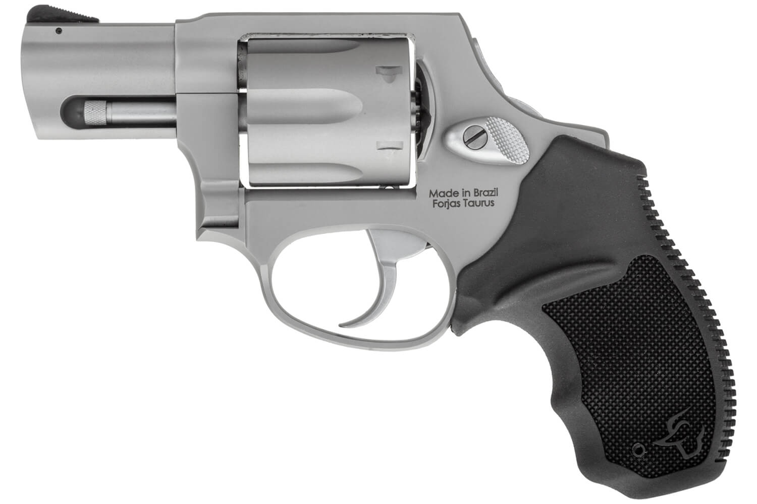 Taurus 2856029CH 856 Small Frame 38 Special +P 6rd 2" Matte Stainless Barrel Cylinder & Frame Black Finger Groove Rubber Grip Transfer Bar Safety Concealed Hammer - Image 2