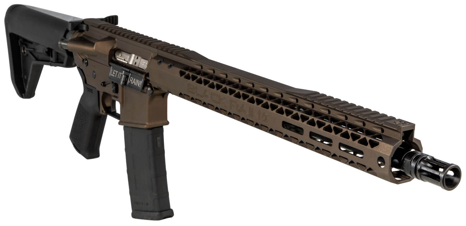 Black Rain Ordnance BROSSPMB SSP 5.56x45mm NATO 30+1 16" Chrome Moly Barrel A2 Flash Hider Midnight Bronze Cerakote 7075-T6 Receiver Adjustable Magpul MOE SL Stock & Grip Optics Ready - Image 3