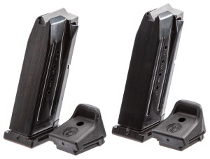 Ruger 90686 Security-9 Value Pack 10rd 9mm Luger Black Oxide Steel 2 Per Pack