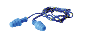 Walker's GWPTPRCORDBL Corded Foam Ear Plugs 27 dB In The Ear Blue Adult