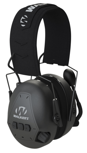 Walker's GWPBTPAS Bluetooth Passive Muff 26 dB Over the Head Black Polymer