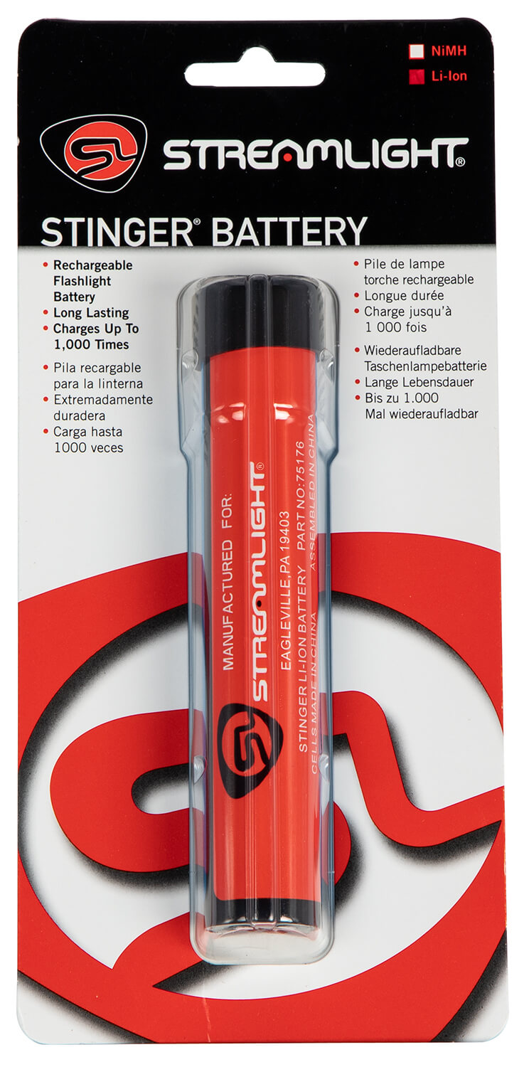 Streamlight 75176 Stinger Lithium Ion Orange/Black 3.6V Fits Stinger (1) Single Pack - Image 2