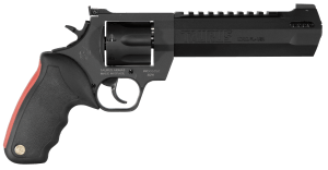Taurus 2357061RH Raging Hunter  38 Special +P or 357 Mag Caliber with 6.75" Picatinny Rail/Ported Barrel  7rd Capacity Matte Black Oxide Finish Cylinder  Matte Black Oxide Finish Steel Frame & Black Rubber with Integrated Red Cushion Insert Grip