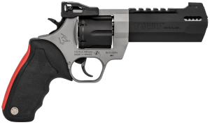 Taurus 2-440055RH Raging Hunter  44 Rem Mag 6rd 5.12" Picatinny Rail/Ported Barrel  Matte Black Oxide Finish Cylinder  Matte Finish Stainless Steel Frame & Black Rubber with Integrated Red Cushion Insert Grip