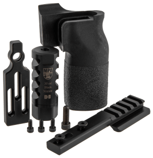 MasterPiece Arms 308PMRACCBUNDLE ACCBundle  DN3 Muzzle Brake  Vertical Grip  V4 Spigot Mount & Bag Rider For 308 Win MasterPiece Arms PMR