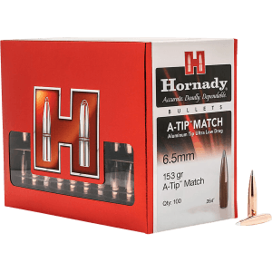 Hornady 2638 A-Tip Match 6.5 Creedmoor .264 153 gr A Tip Match 100rd Box