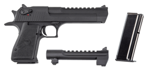 Magnum Research DE429 Desert Eagle Mark XIX 429 DE 6" 7+1 Overall Matte Black Finish Carbon Steel Beavertail Frame Serrated Slide & Rubber Grip