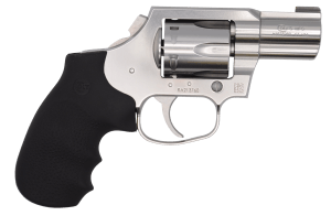 Colt Mfg KCOBRASB2BB King Cobra Carry 357 Mag 6 Shot 2" DAO Brushed Stainless Steel Barrel Cylinder & Frame Black Hogue Rubber w/Finger Grooves Grip