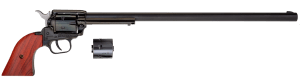 Heritage Mfg RR22MB16 Rough Rider  22 LR/22 WMR 6 Shot  16" Black Steel Barrel  Black Zinc Alloy Frame  Black Cylinder Cocobolo Grip  Hammer/Thumb Safety  Exposed Hammer