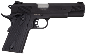 Taurus 11911019MM 1911 9mm Luger Caliber with 5 Barrel 9+1 Capacity Matte Black Finish Beavertail Frame Serrated Matte Black Steel Slide & Checkered Polymer Grip Includes Magazine"