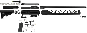 TacFire SSRK45ACPLPK AR Build Kit Rifle 45 ACP AR Platform Black Nitride Aluminum *GunStuff Exclusive.