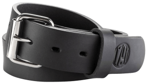 1791 Gunleather BLT013438SBLA 01 Gun Belt Stealth Black Leather 34/38 1.50" Wide Buckle Closure