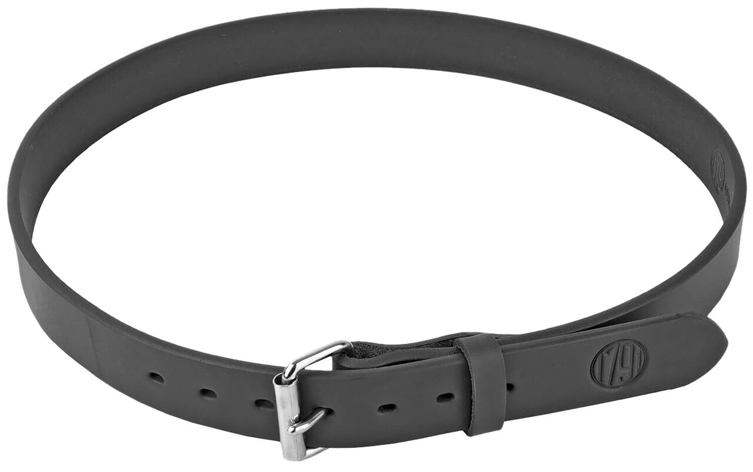 1791 Gunleather BLT013842SBLA 01 Gun Belt Stealth Black Leather 38/42 1.50" Wide Buckle Closure - Image 2