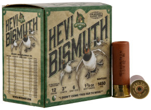 HEVI-Shot HS14006 HEVI-Bismuth  12Gauge 3" 1 3/8oz Bismuth 6Shot 25rd Box