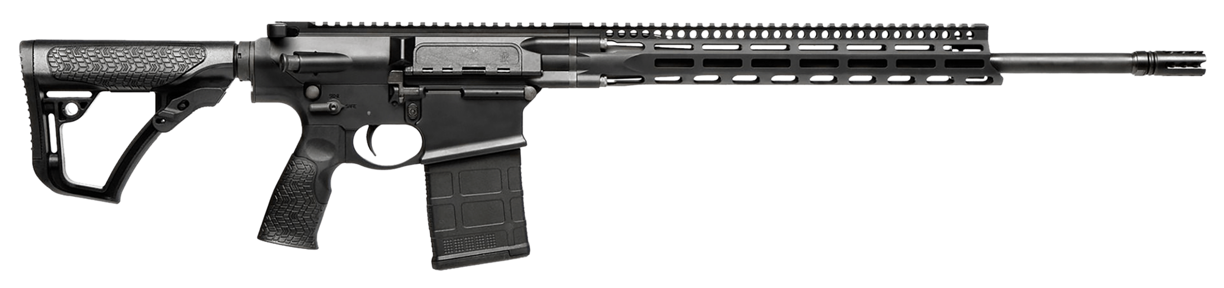 Daniel Defense 0216530063055 DD5 V5 *CA Compliant 6.5 Creedmoor 20" 10+1 Black Hard Coat Anodized 6 Position w/SoftTouch Overmolding Stock MLOK