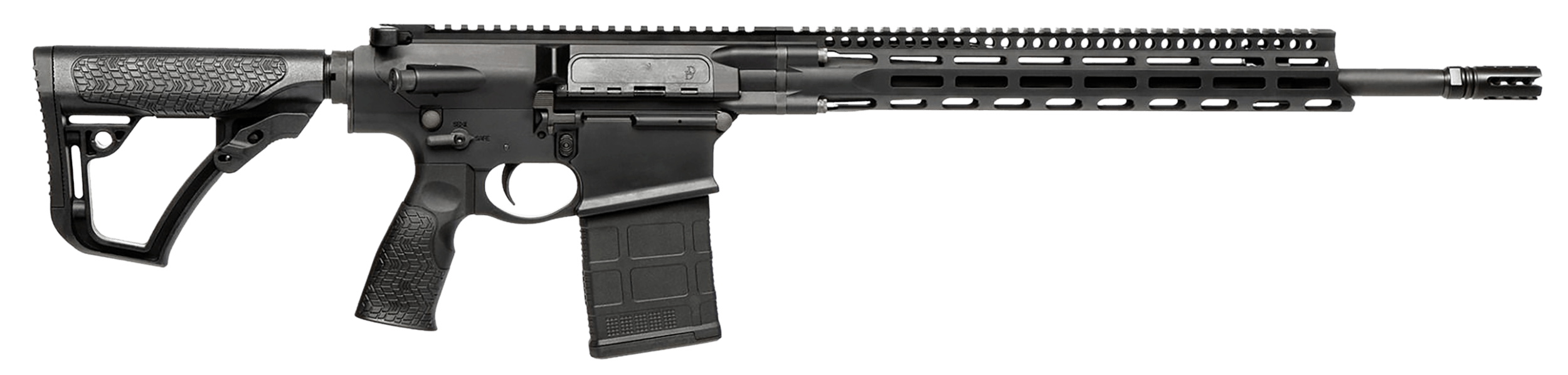 Daniel Defense 0215822207047 DD5 V4 6.5 Creedmoor 18" 20+1 Black Hard Coat Anodized 6 Position w/SoftTouch Overmolding Stock MLOK