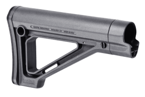 Magpul MAG480GRY MOE Carbine Stock Fixed Stealth Gray Synthetic for  AR-15  M16  M4 with Mil-Spec Tube (Tube Not Included)