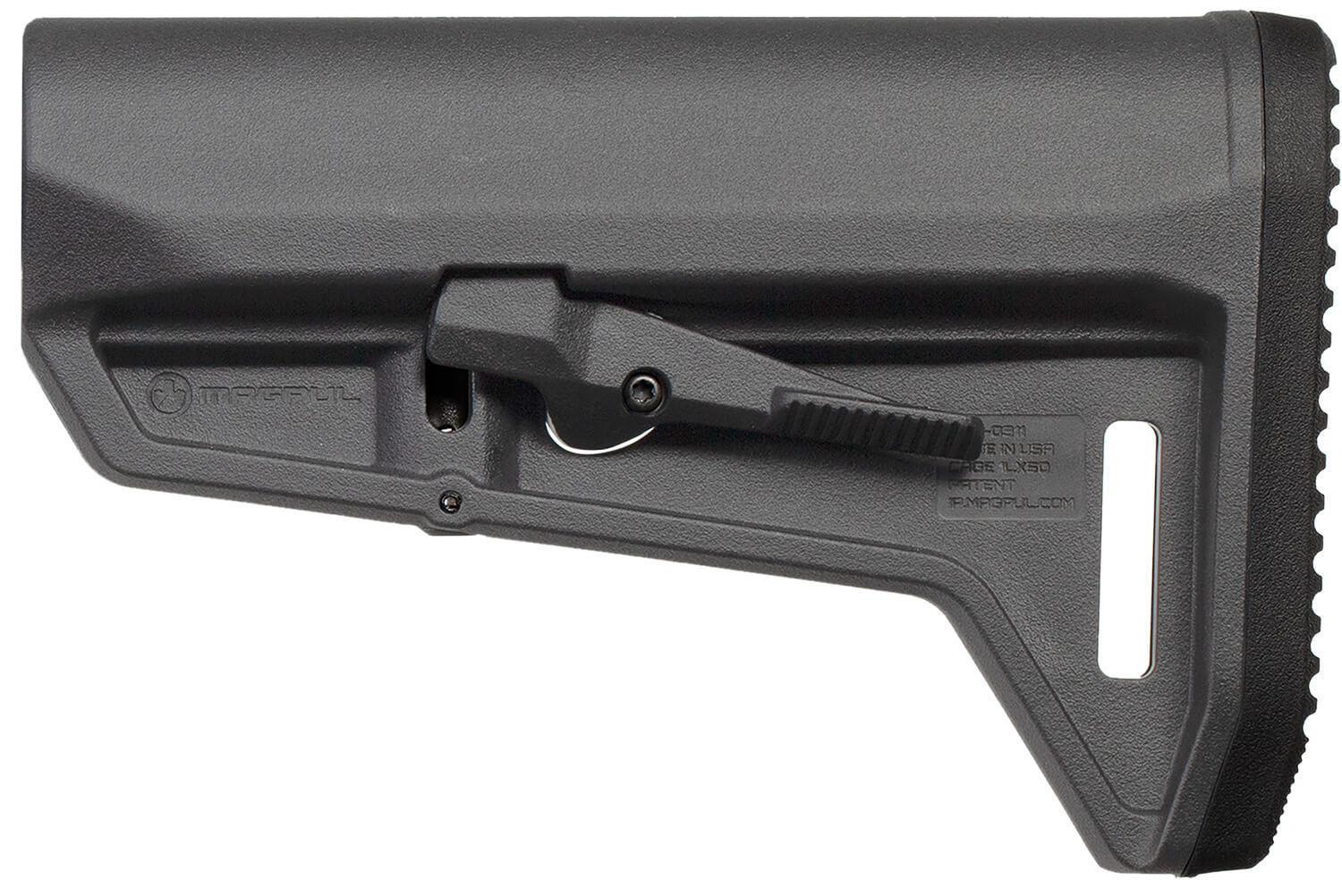 Magpul MAG626GRY MOE SL-K Carbine Stock Stealth Gray Synthetic for AR-15 M16 M4 with Mil-Spec Tube (Tube Not Included) - Image 2