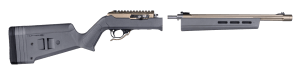Magpul MAG760GRY Hunter X-22 Stock Fixed Adjustable Comb Stealth Gray Synthetic for Ruger 10/22 Takedown