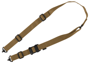 Magpul MAG939COY MS1 QDM Sling made of Nylon Webbing with Coyote Finish Adjustable Two-Point Design & Swivel for Rifles