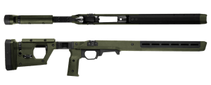 Magpul MAG997ODG Pro 700 Stock Fixed w/Aluminum Bedding OD Green Synthetic for Remington 700 SA