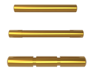 Cross Armory CRGPSGD 3 Pin Set Compatible w/Glock Gen1-3 Gold Steel