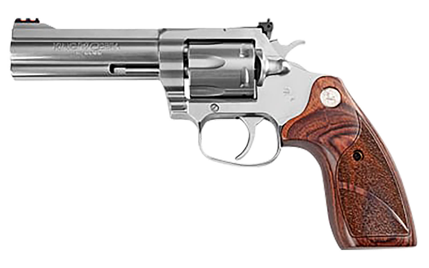 Colt Mfg KCOBRASB4TS King Cobra Target 357 Mag 6 Shot 4.25" Matte Stainless Barrel Cylinder & Steel Frame. Altamont Wood Grip - Image 2