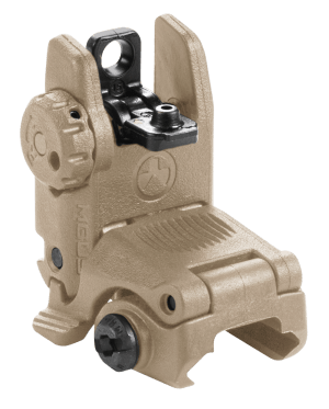 Magpul MAG248FDE MBUS Sight Rear  Flat Dark Earth Folding for AR-15/M16