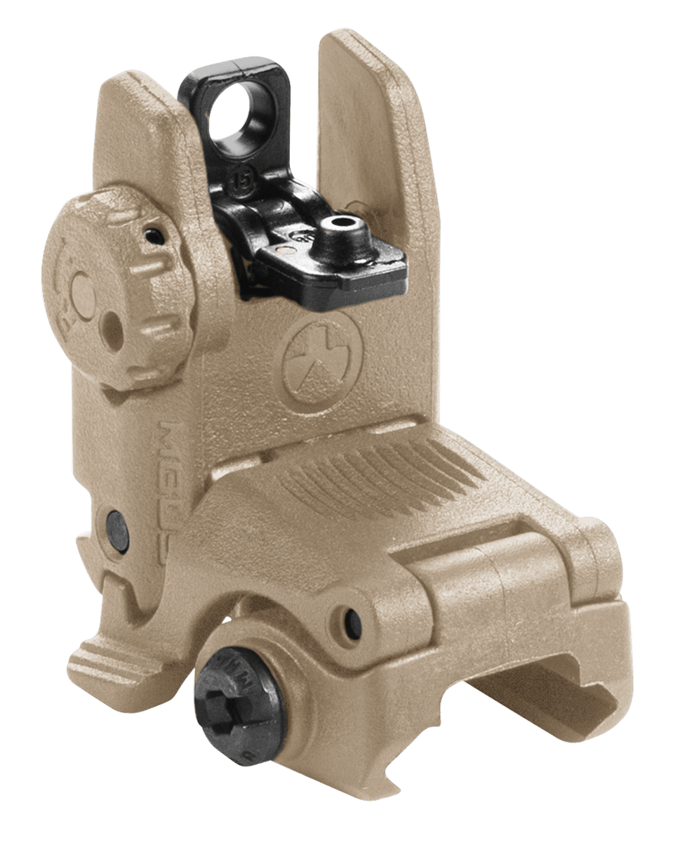 Magpul MAG248FDE MBUS Sight Rear Flat Dark Earth Folding for AR-15/M16
