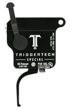 TriggerTech R70SBB13TBF Special Single-Stage Flat Trigger with 1-3.50 lbs Draw Weight for Remington 700 Right