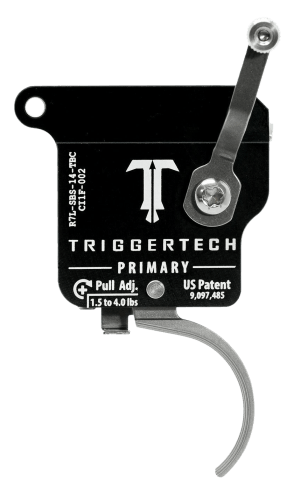 TriggerTech R7LSBS14TBC Primary Single-Stage Traditional Curved Trigger with 1.50-4 lbs Draw Weight for Remington 700 Left