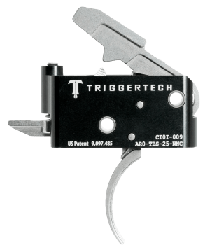 TriggerTech AROTBS25NNC Adaptable Primary Two-Stage Traditional Curved Trigger with 2.50-5 lbs Draw Weight for AR-15 Right
