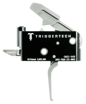 TriggerTech AROTBS25NNF Adaptable Primary Two-Stage Flat Trigger with 2.50-5 lbs Draw Weight for AR-15 Right
