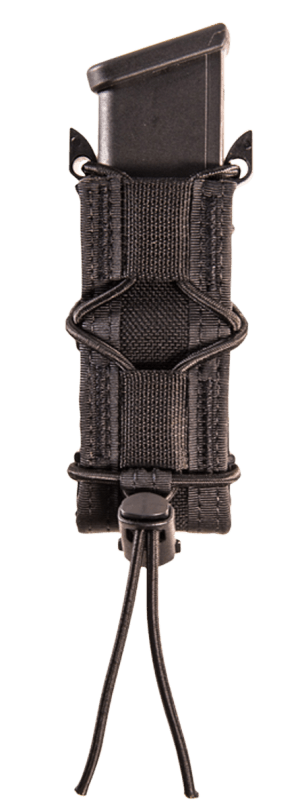 High Speed Gear 13PT10BK TACO Mag Pouch Single Black Nylon Belt Compatible w/ Pistol