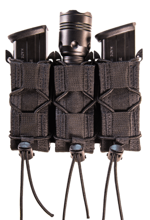 High Speed Gear 13PT13BK TACO Mag Pouch Triple Black Nylon Belt Compatible w/ Pistol