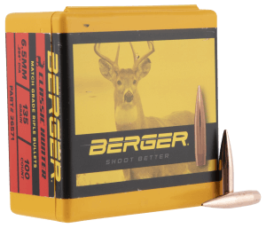 Berger Bullets 26571 Classic Hybrid Hunter Match Grade 6.5Creedmoor 135gr Boat Tail 100/Box