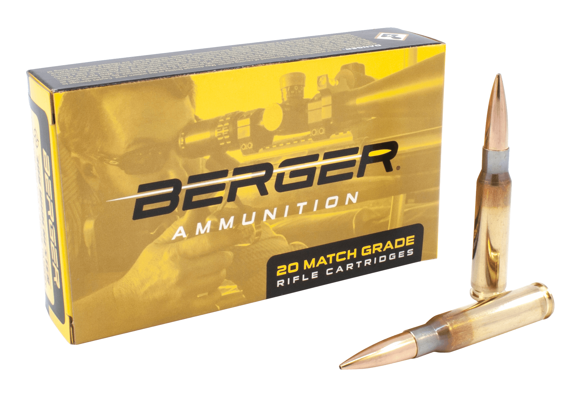 Berger Bullets 60030 Target Rifle 308Win 155.5gr Fullbore Target 20rd Box