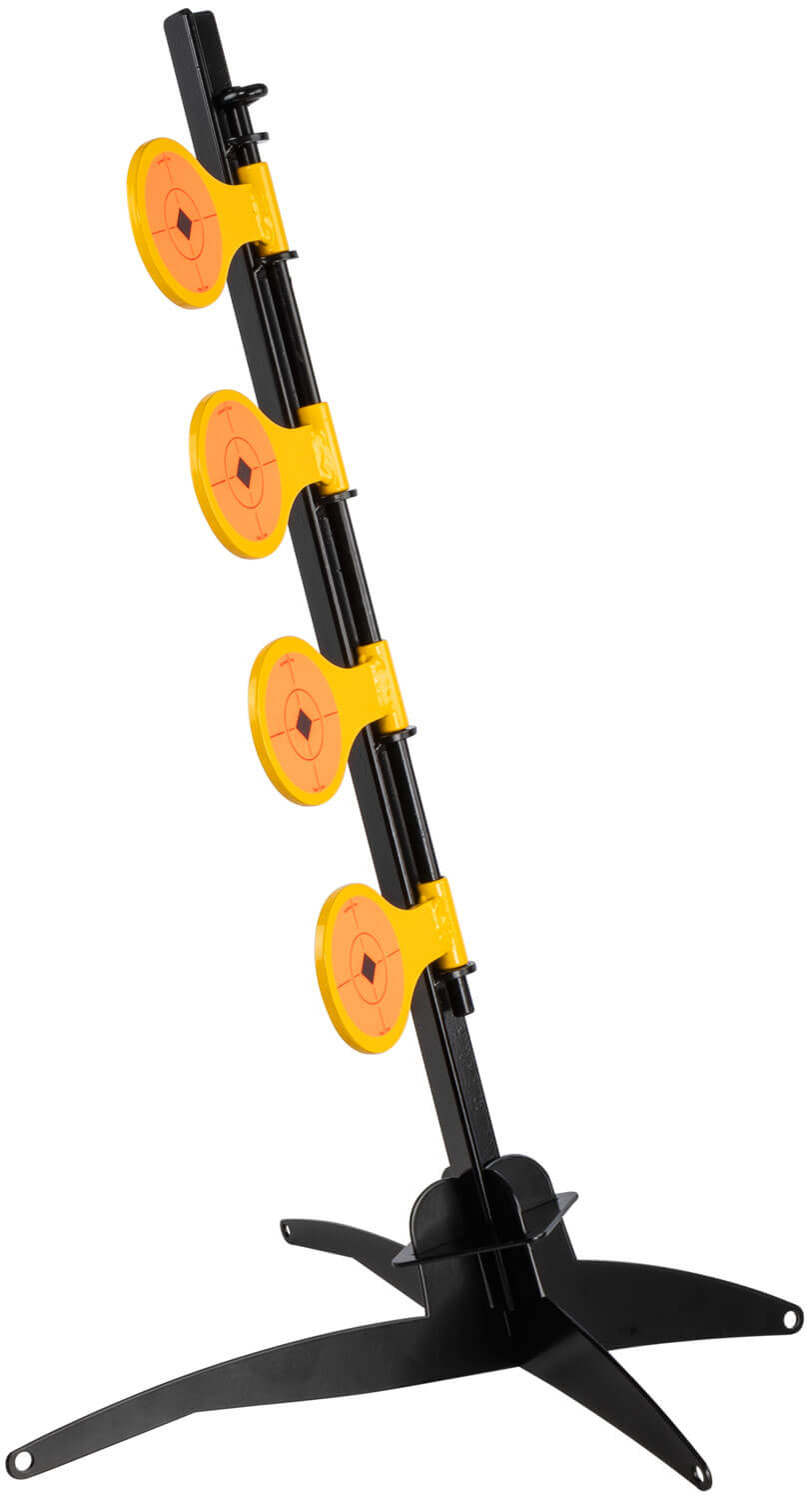 Birchwood Casey 47421 World of Targets Dueling Tree 3.50" Rimfire Pistol/Rifle Orange/Yellow Steel Circle w/Crosshair & Diamond - Image 4