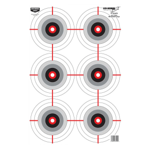 Birchwood Casey 37209 EZE-Scorer  Bullseye Paper Universal 12" x 18" Black/White 10 Pk.